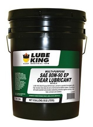 Aceite Multiuso Lube King 80w90, 5 Galones.