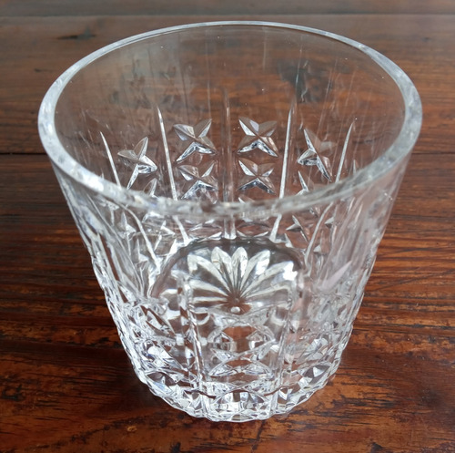 Vasos Cortos De Cristal Tallado Para Whisky - 12 Unidades