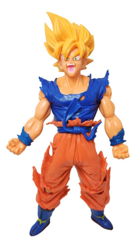 Dragon Ball Figura Goku Super Sayayin Pelo Naramarillo 18cm