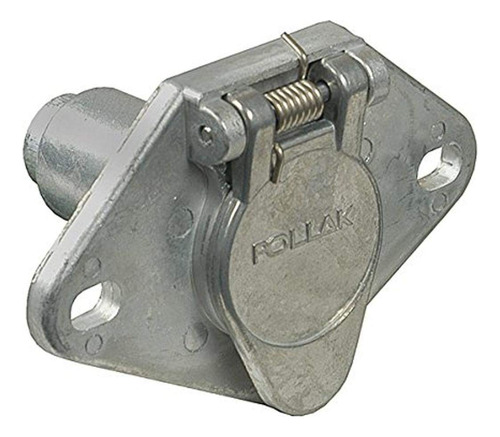 Pollak 11-404ep Metal 4-way Round Zinc Connector Socket