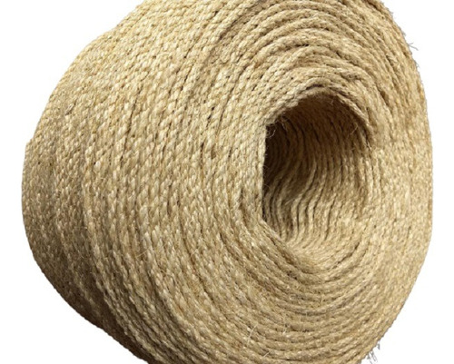 Mecate Henequen Soga 1/4 P O 6 Mm Industrial Artesanal 40 M