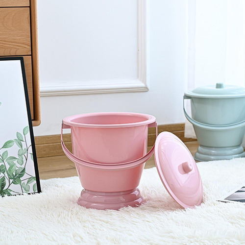 Olla De Escupidera Con Tapa Y Asa, Cubo Para Orinal