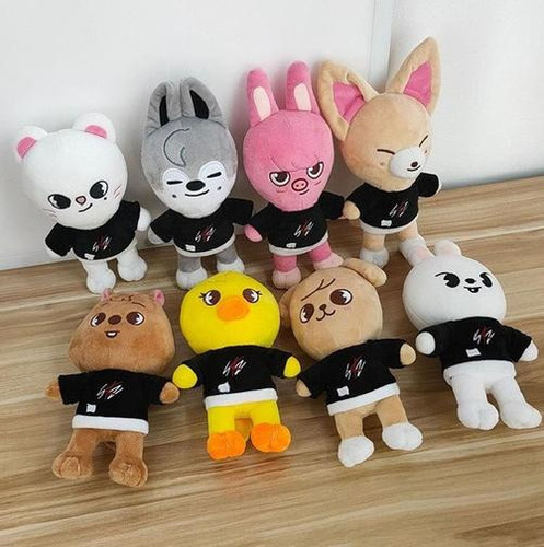 1 8pcs Juguetes De Peluche De Animales De Dibujos Animados