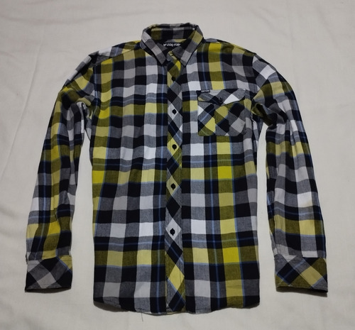 Camisa De Franela Zoo York Talla L Grande De Cuadros 