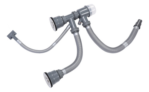 Kit Flexible De Desagüe Para Doble Lavabo