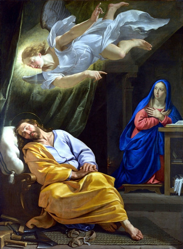Lienzografia Virgen Anunciacion 120x90 Lienzo Impresion Arte