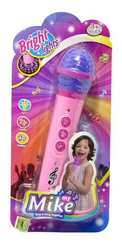 Micrófono Infantil Con Luz Y Sonido