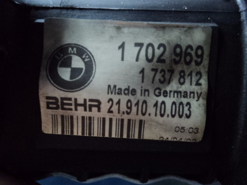 Radiador Bmw 540