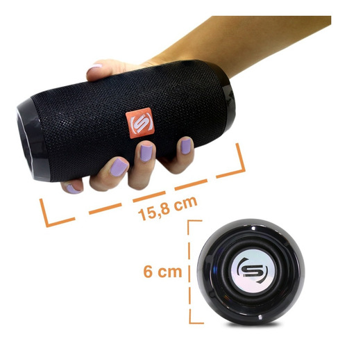Imagem 5 de 7 de Caixa Caixinha Som Bluetooth Portátil Sem Fio Storm 3 Shutt