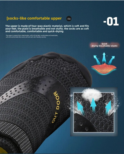 Zapatos Acuáticos De Fondo Blando Para Hombre Y Mujer, Playa, Natación Y Buceo