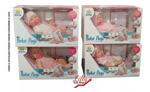 Boneca Bebê Anjo Collection com Shortinhos Anjo 2226 - freitasvarejo