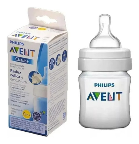 Mamadeira Anti-colic Azul 125ml, Philips Avent