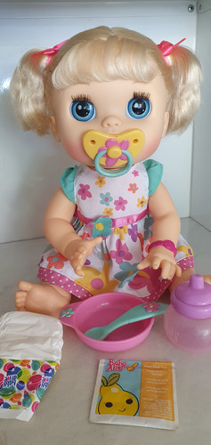 Boneca Baby Alive Comer E Brincar Fala Português (Usado)