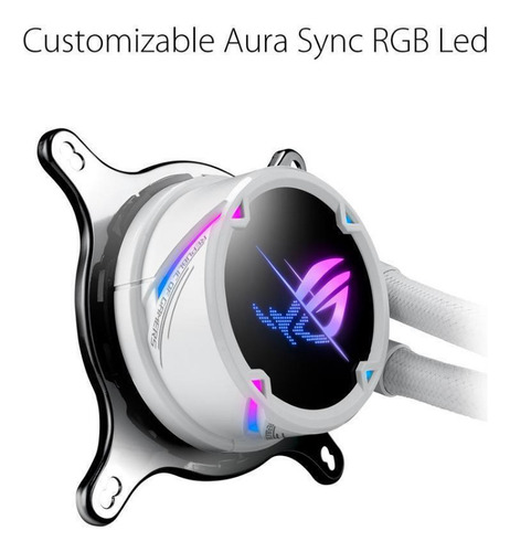 Water Cooler Asus Rog Strix Lc Ii 360 Argb Blanco