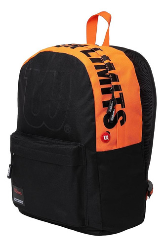Mochila Grande Wilson Juvenil Negra Wls104-bp341b