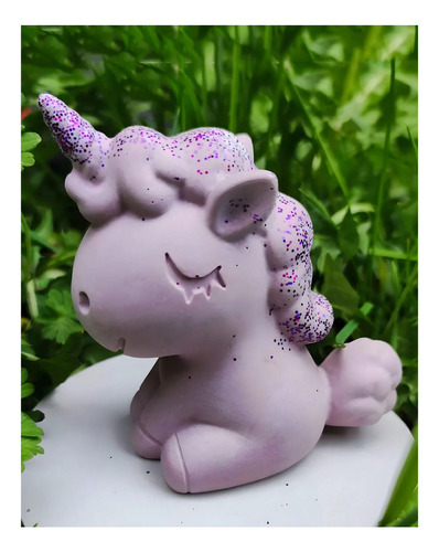 Molde Silicon Forma Unicornio 3d Vela Decoración