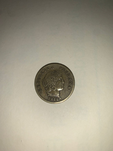 20 Centavos De 1944 (moneda Peruana)