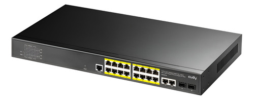 Switch 16 Puertos Gigabit Poe+ Cudy Gs2018ps2 + 1 Sfp 200w