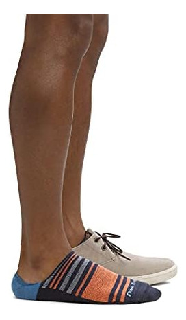 Darn Tough Mens Topless Stripe No Show Hidden - Calcetines D
