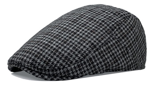 Gorros Newsboy Para Hombre Mezcla De Lana Pata De Gallo Plan