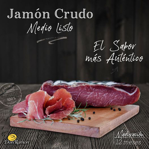 Jamon Crudo Artesanal Don Ramon Oncativo Pieza X 2kg Cordoba