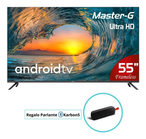 Smart Tv Led 55  Android 4k Bluetooth + Regalo Karbon5