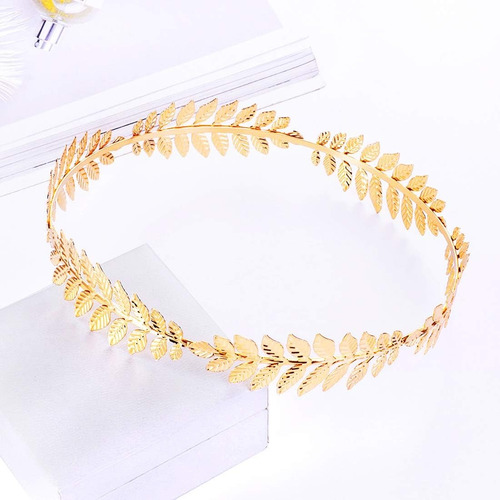 Juego Diademas Diosa Griega Corona Dorada Accesorio Disfraz