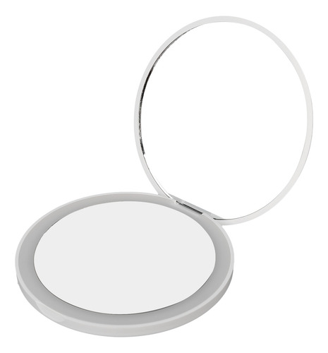 Espejo De Maquillaje De Viaje Con Aumento De 2 Veces, Recarg