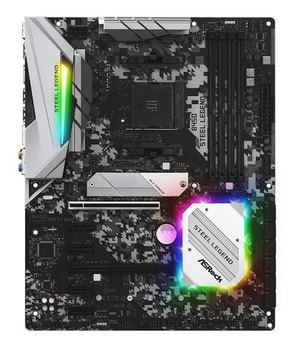 Motherboard Asrock B450 Steel Legend Amd Am4 Tranza