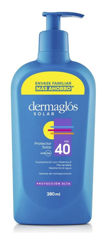 Dermaglos Protector Solar Fps 40 Emulsión 380ml