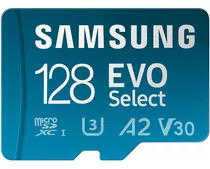 Comprar Samsung Micro Sd 128gb Evo Select Plus + 4k 130 Mb/s U3 A2 