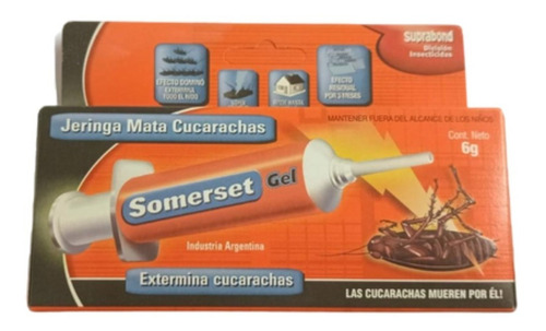 Jeringa Mata Cucarachas Somerset Gel 6g