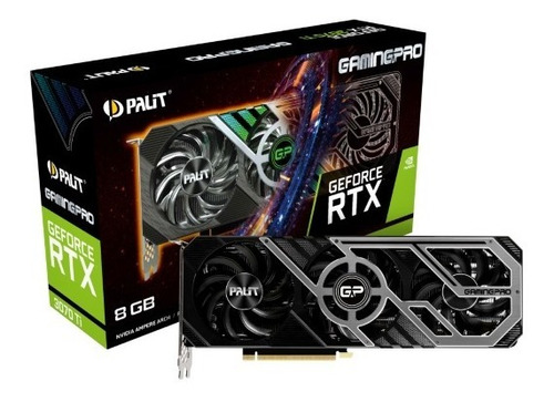 Placa De Video Rtx3070 Ti 8gb Gaming Pro Oc Palit