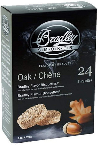 Bradley Smoker Btok24 Roble Btok24-flavor Bisquetas 24pk