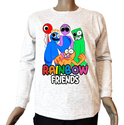 Camiseta Remera Rainbow Friends Manga Larga