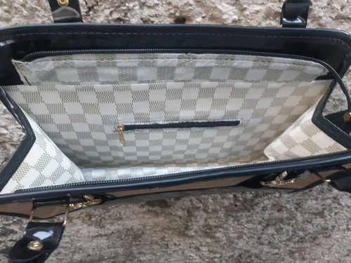 Cartera Louis Vuitton Marrón Lisa Dorado Natural