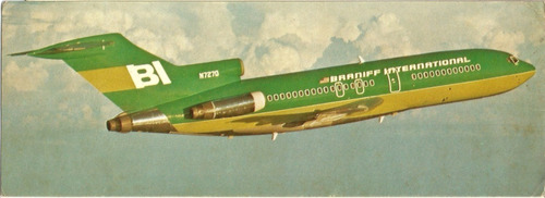 Bk9204 Quatro Cartões De Companhias Aéreas Dos Anos 70