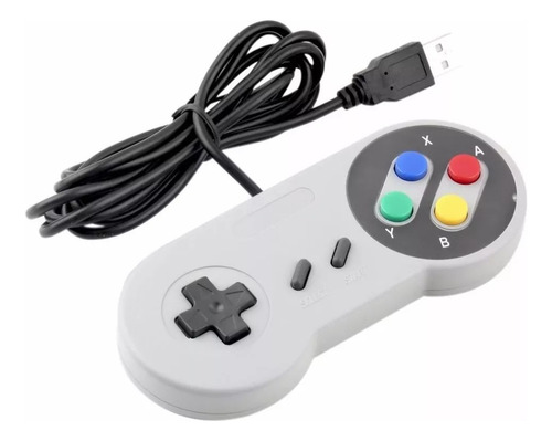 Controle Usb Compatível Para Video Game Retro Pc Joystick