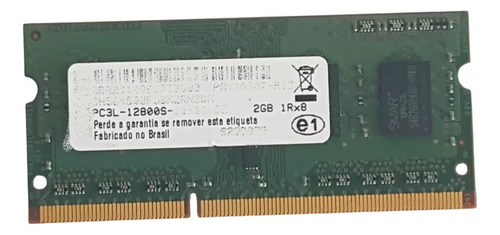2 X 2gb = 4gb Memória Pc3l 1,35v 12800s 1.35v Para Notebook
