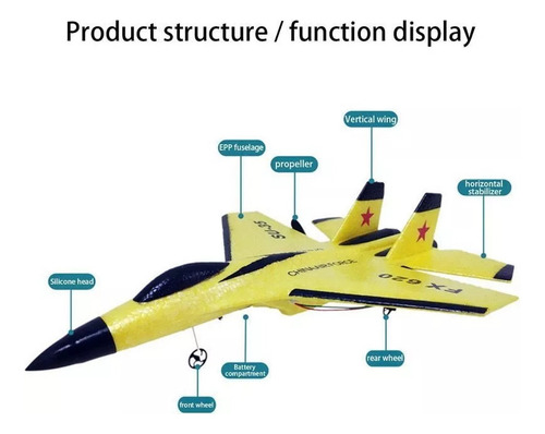 Firefly Controle Remoto De Avião Resistente A Espuma Glider