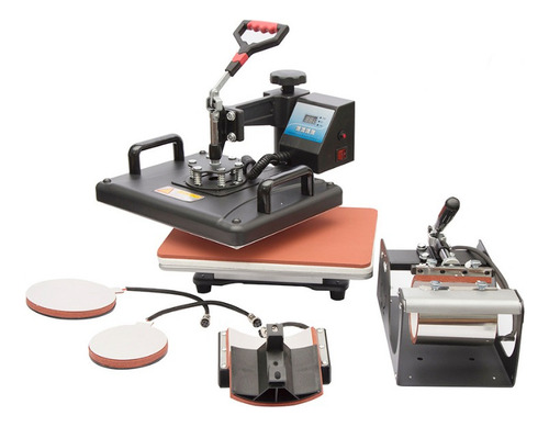 Imagen 1 de 7 de Combo 5en1 De Sublimacion Estampado Y Transfer Remera 220v