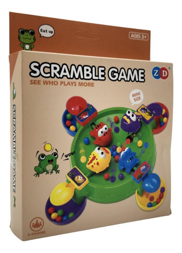 Juego De Mesa Scramble Game Entretenido Colores Diversion