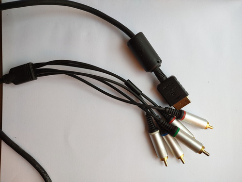 Cable Componente Ps2 Original Playstation 2 Ps3 (Usado)
