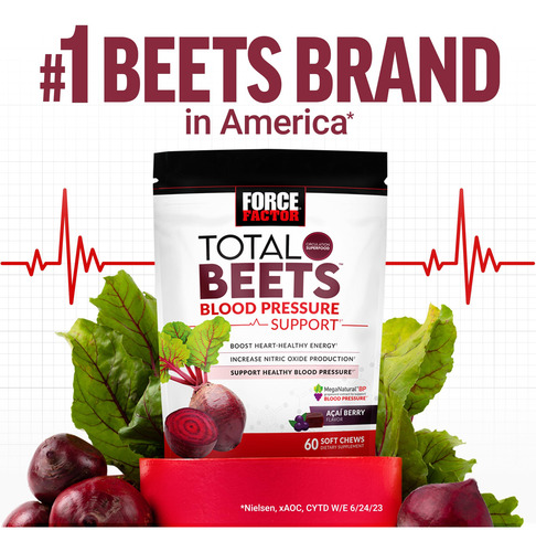 Force Factor Total Beets Blood Pressure Support Supplements
