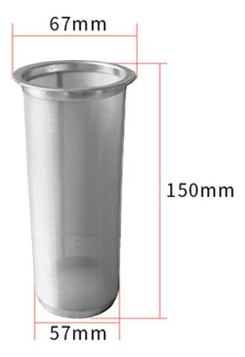 Cesta De Infusores De Filtro De Té Filtro De 6,7 Cm X 15 Cm