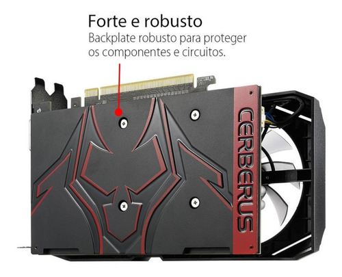 Placa De Vídeo Nvidia Asus Geforce 10 Series Gtx 1050 Ti 4gb