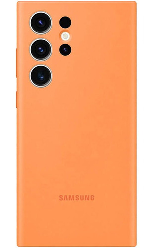 Case Samsung Galaxy S23 Ultra Silicone Cover Original Orange