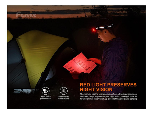 Fenix Hm70r 1600 Lumen Usb-c Cosco Recargable Con Dual Cri