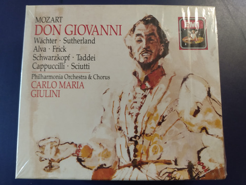 Don Giovanni - Mozart - Caja 3 Cds Nueva - Giulini