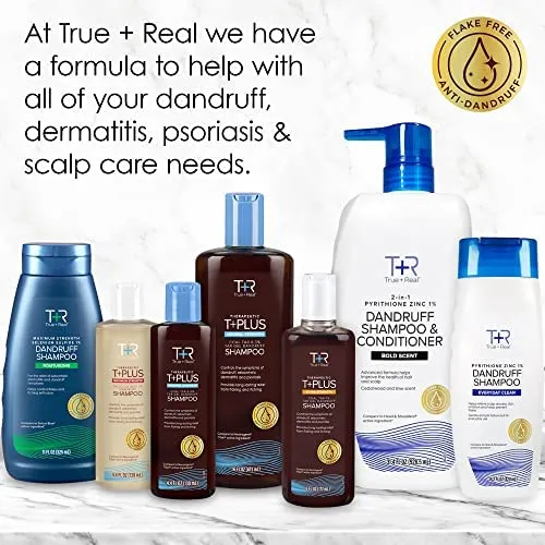 ChampĂș Hidratante Para La Caspa True+real Con Aloe Y Sulfuro